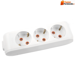 Viko Multi-Let Üçlü Grup Priz Topraklı Klemensli Beyaz (Çocuk Korumalı) 90113300